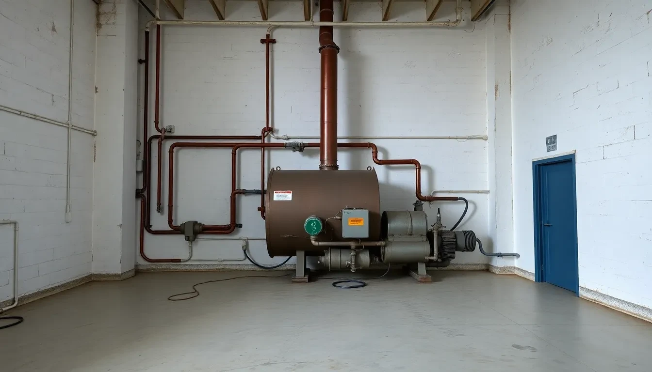 Erfolgreich abgeschlossene Demontage Kessel