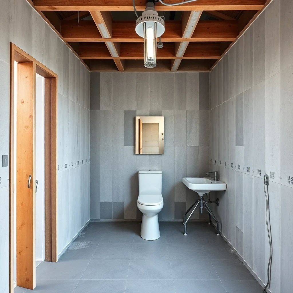 Professionelle Entkernung Badezimmer im Gewerbebau
