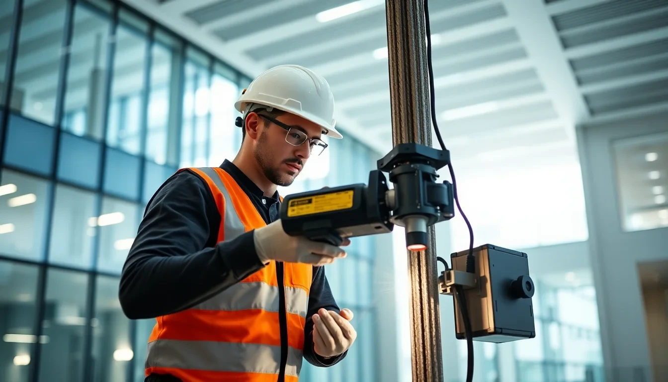 Professionelle Kernbohrung in einer Schweizer Gewerbeimmobilie