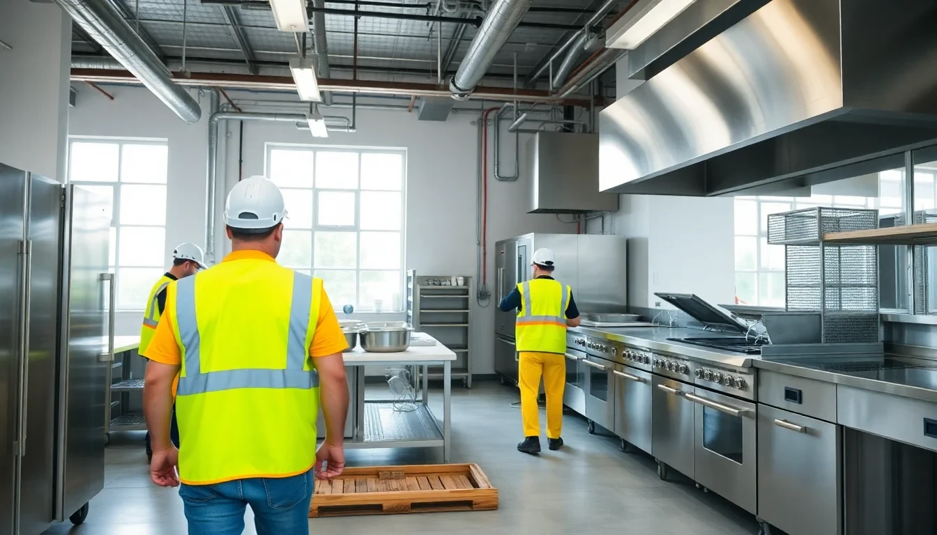 Professionelle Küchendemontage in einer Schweizer Gastronomiefläche