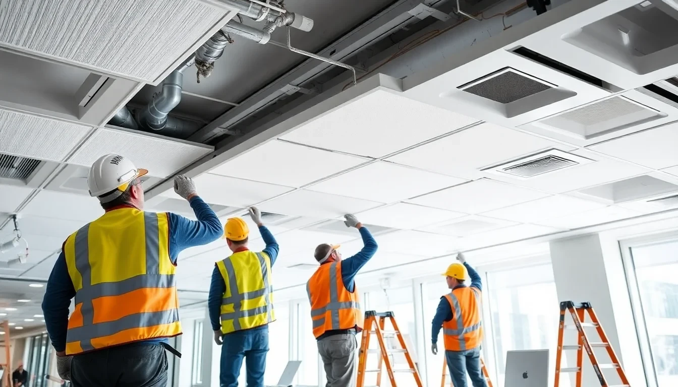 Professioneller Rückbau Decken in einer Schweizer Gewerbefläche