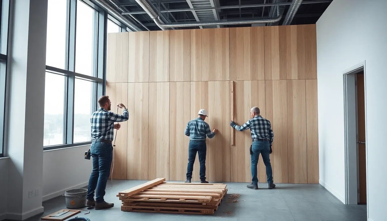 Professioneller Rückbau Holzwand in einer Schweizer Gewerbefläche