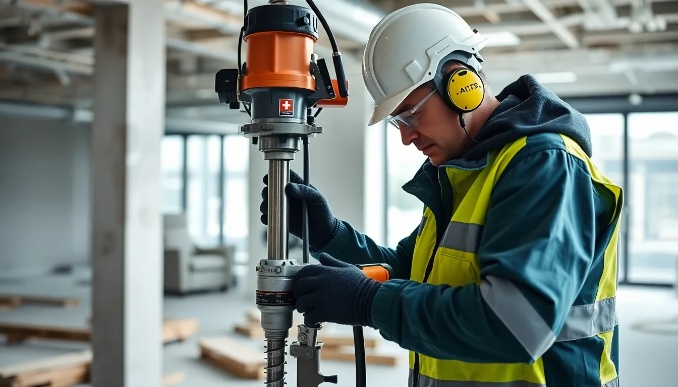 Präziser Rückbau mit Kernbohrungen in einer Schweizer Gewerbeimmobilie
