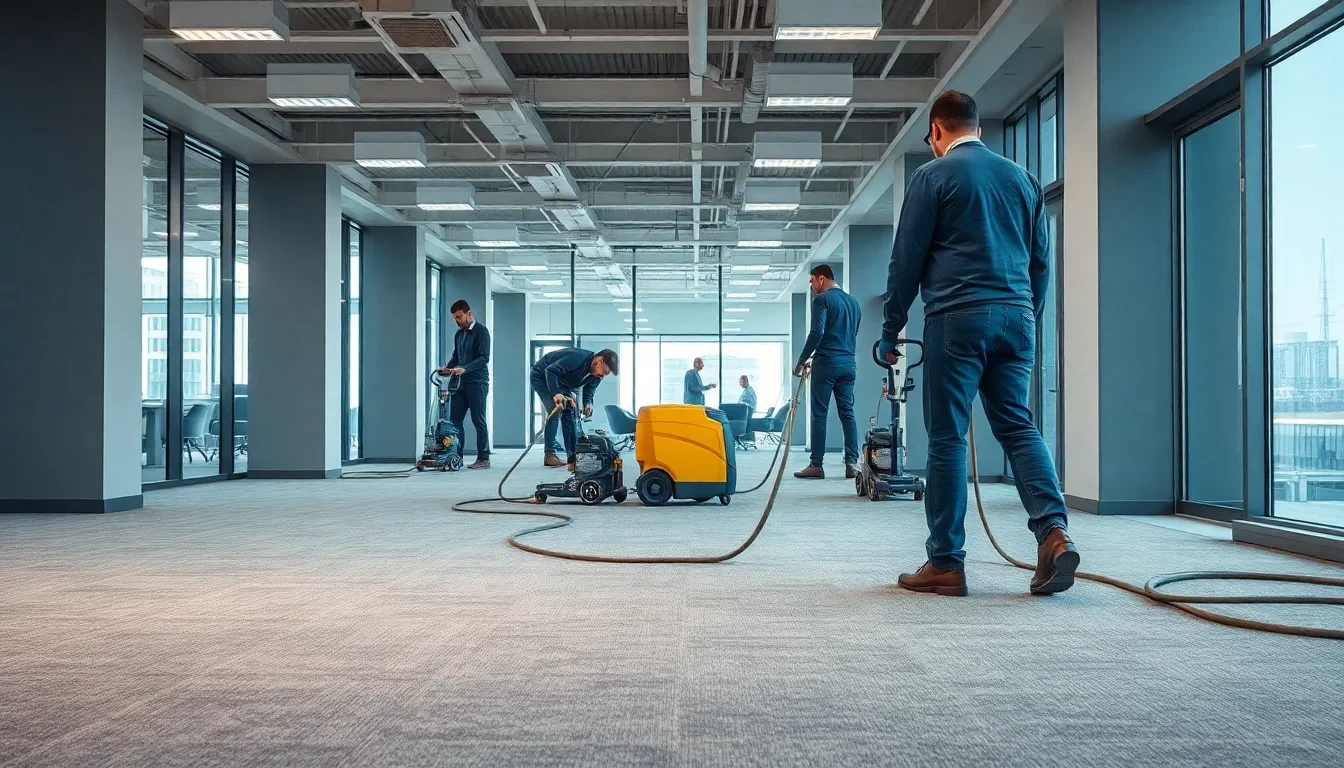 Professioneller Rückbau Teppiche in einem Schweizer Bürogebäude