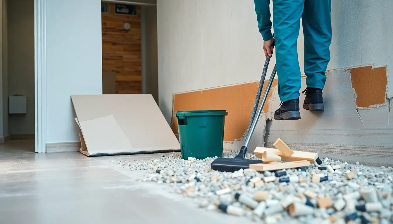 Details eines professionellen Rückbaus