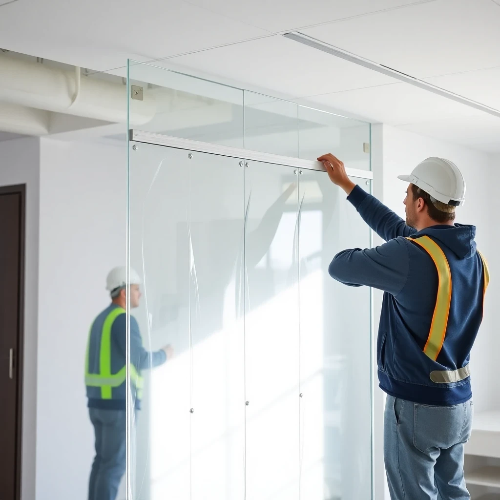 Professionelle Staubschutzwand erstellen für Gewerberäume