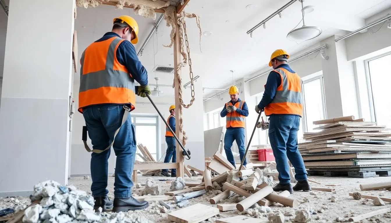 Best-Rückbau Team bei der Arbeit