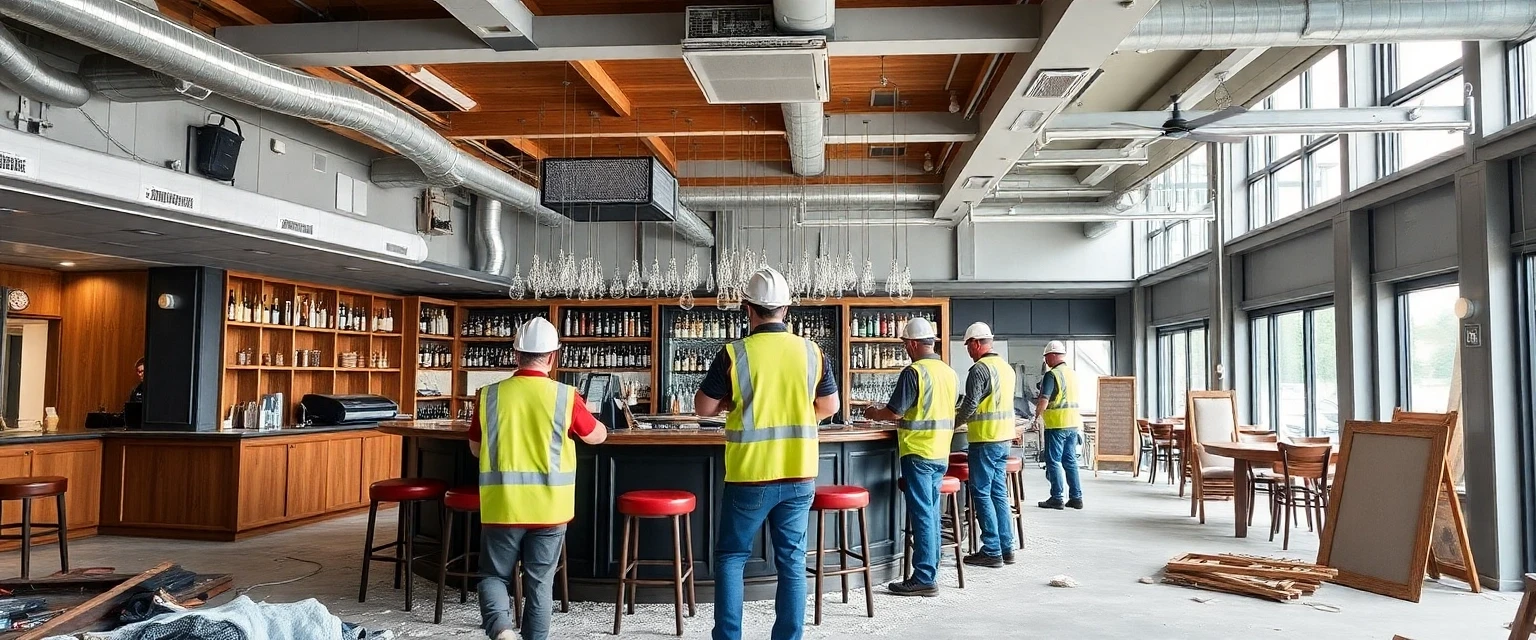 Professioneller Rückbau einer Bar in der Schweiz