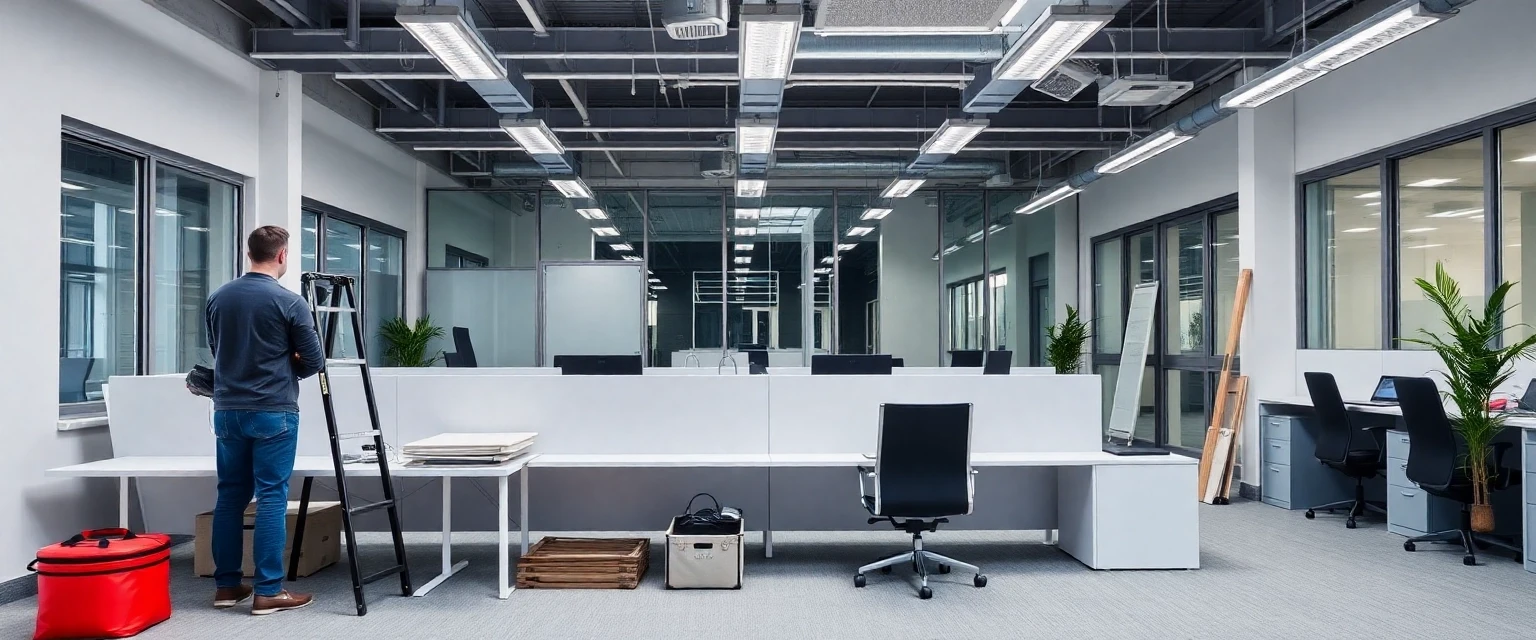 Professioneller Abbau von Büroflächen in der Schweiz