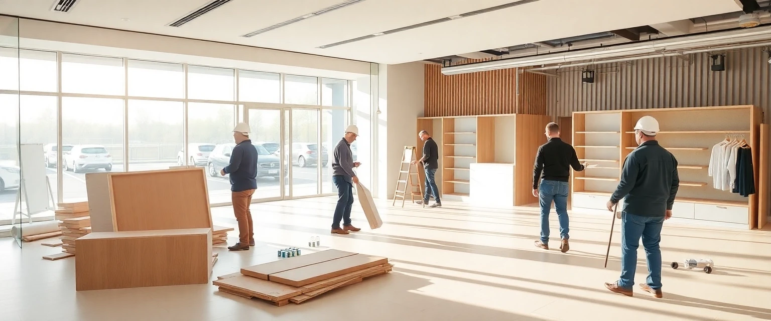 Professioneller Abbau eines Ladenlokals in der Schweiz