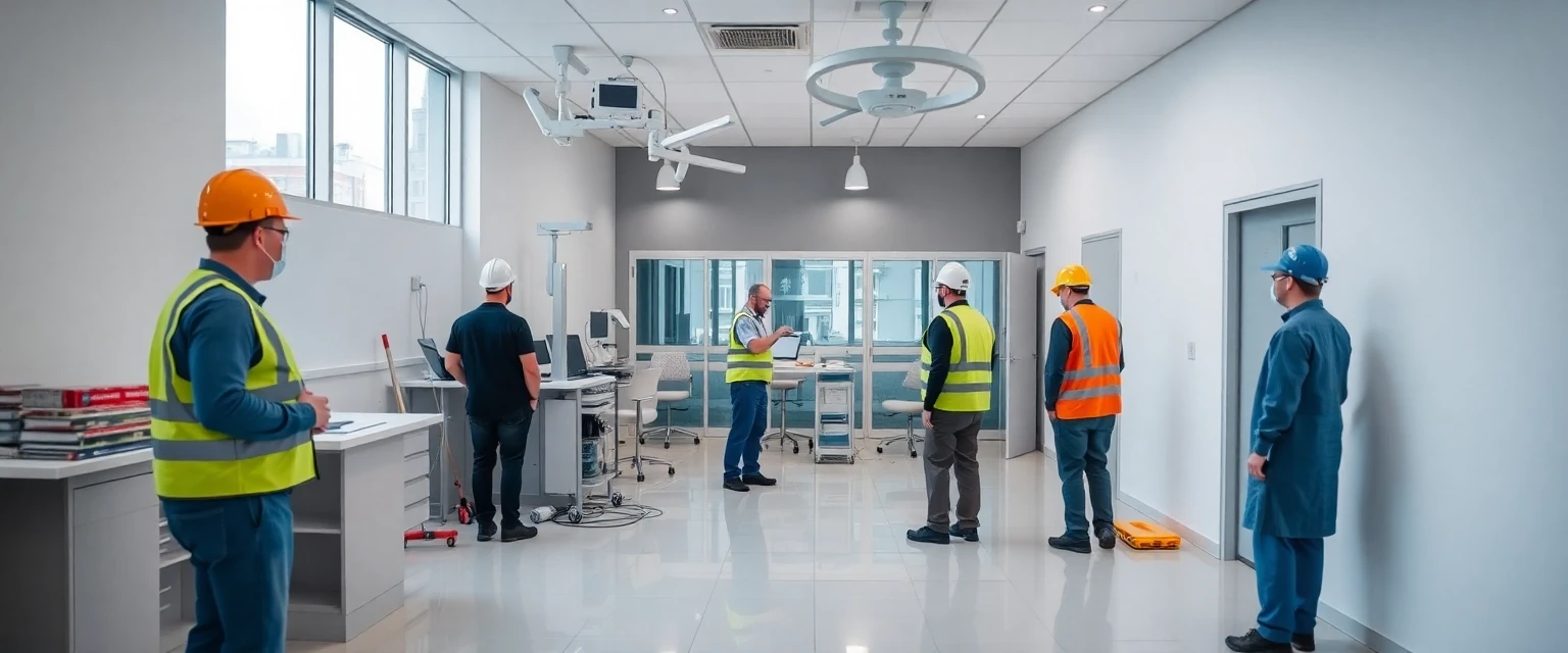 Professioneller Abbau einer Praxisfläche in der Schweiz