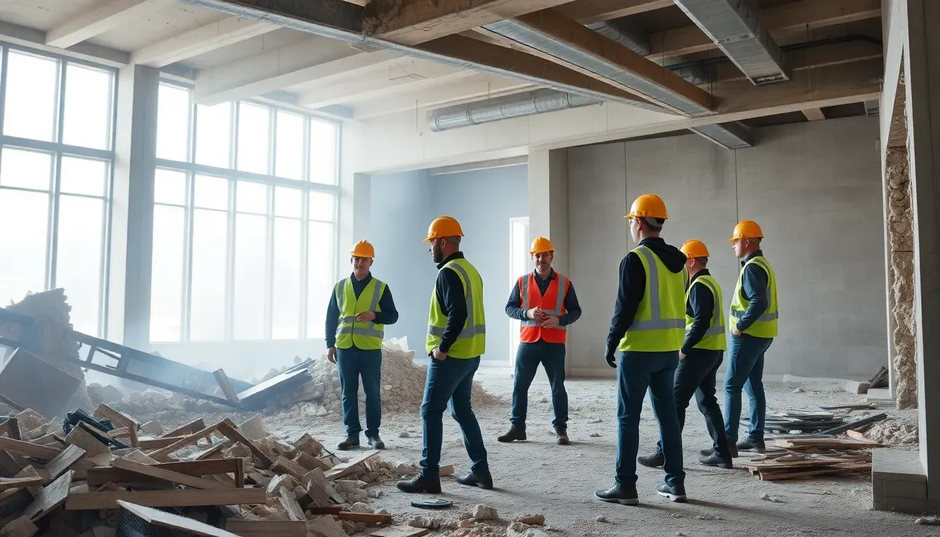 Best-Rückbau Team in Aktion beim Shop-Abbau