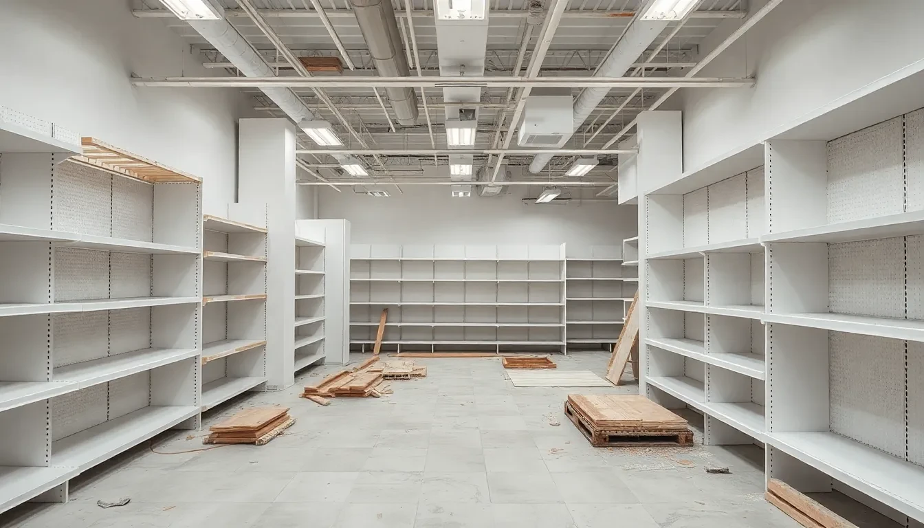 Ladenrückbau und Shop-Demontage