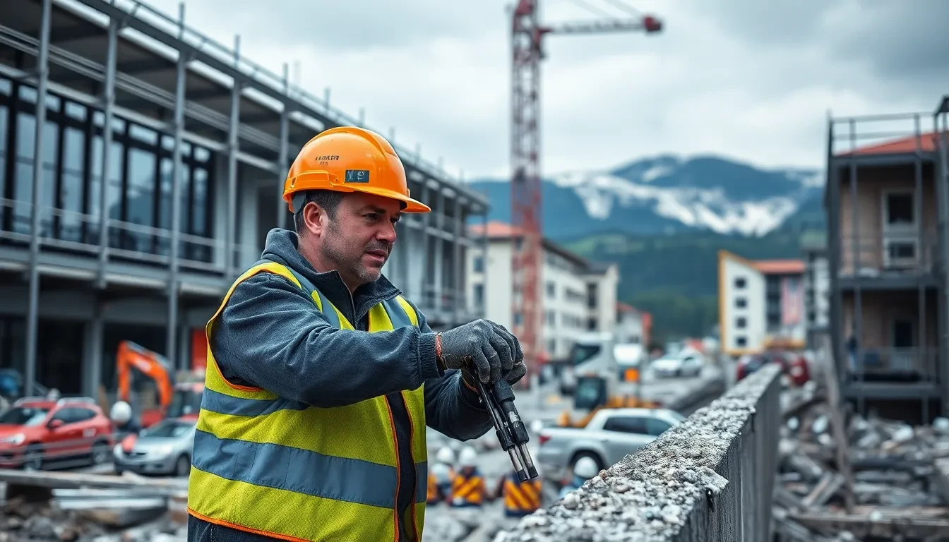 Mitarbeiter von Best-Rückbau bei der Arbeit