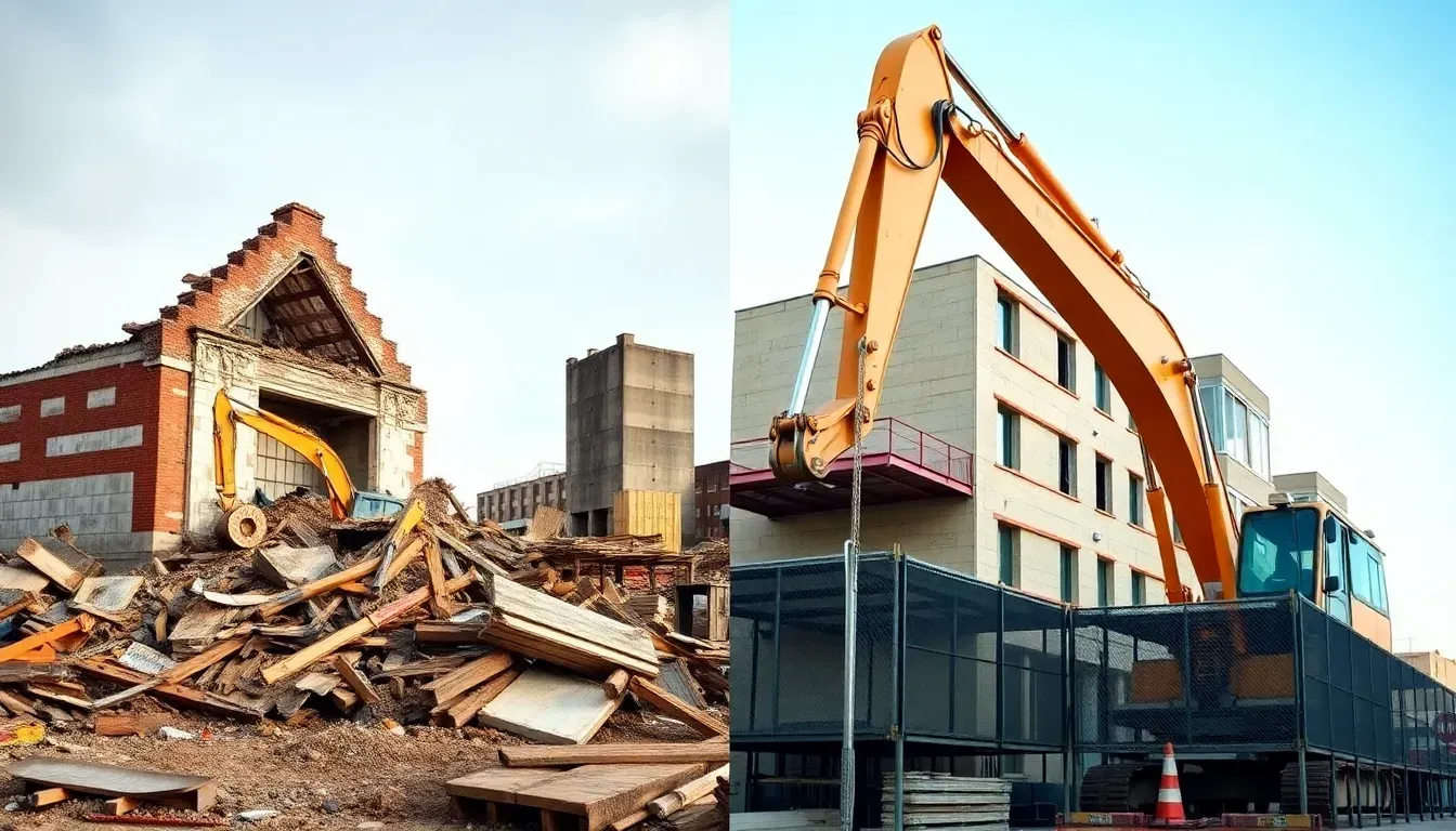 Vergleich: Chaotischer vs. professioneller Rückbau