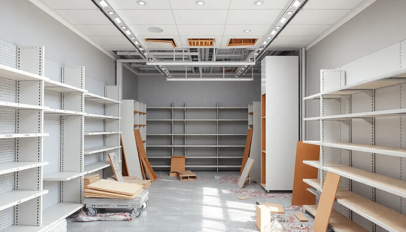 Ladenrückbau in Basel