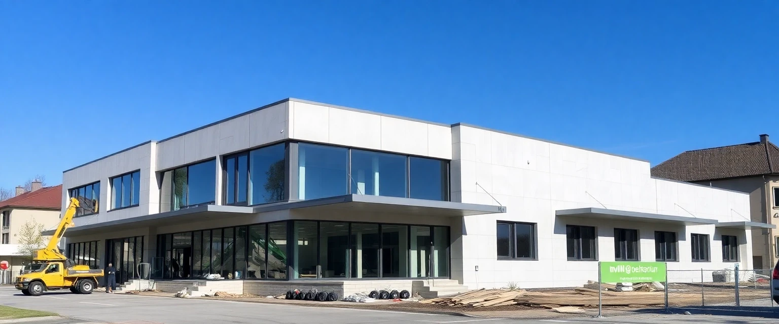 Professioneller Abbruch eines Gewerbegebäudes in Regensdorf