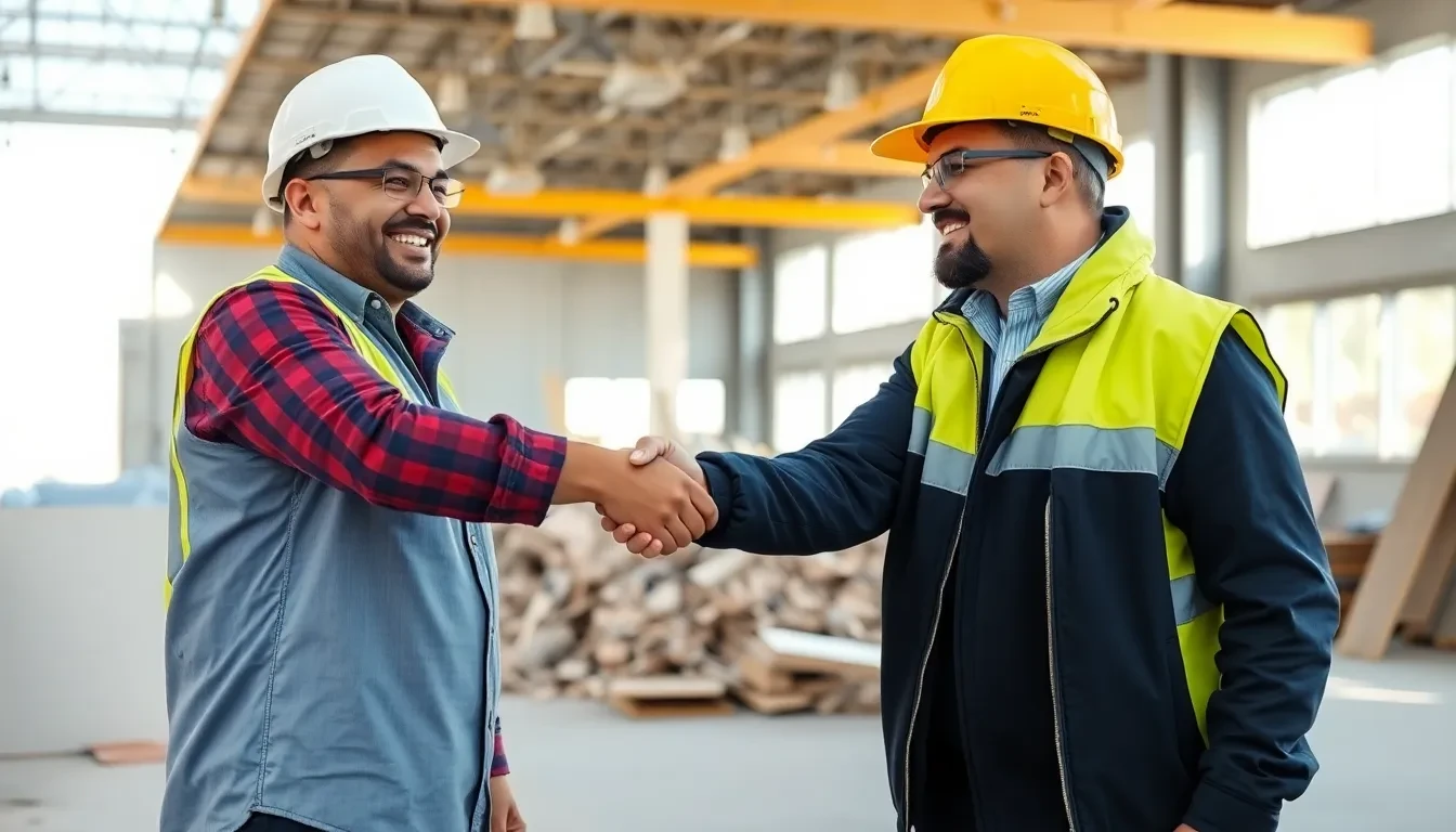 Zufriedener Projektmanager nach erfolgreichem Rückbau