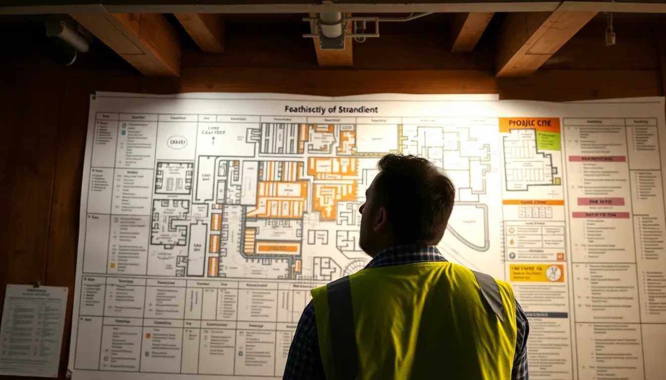 Frustrierter Projektmanager mit komplexen Rückbauplänen