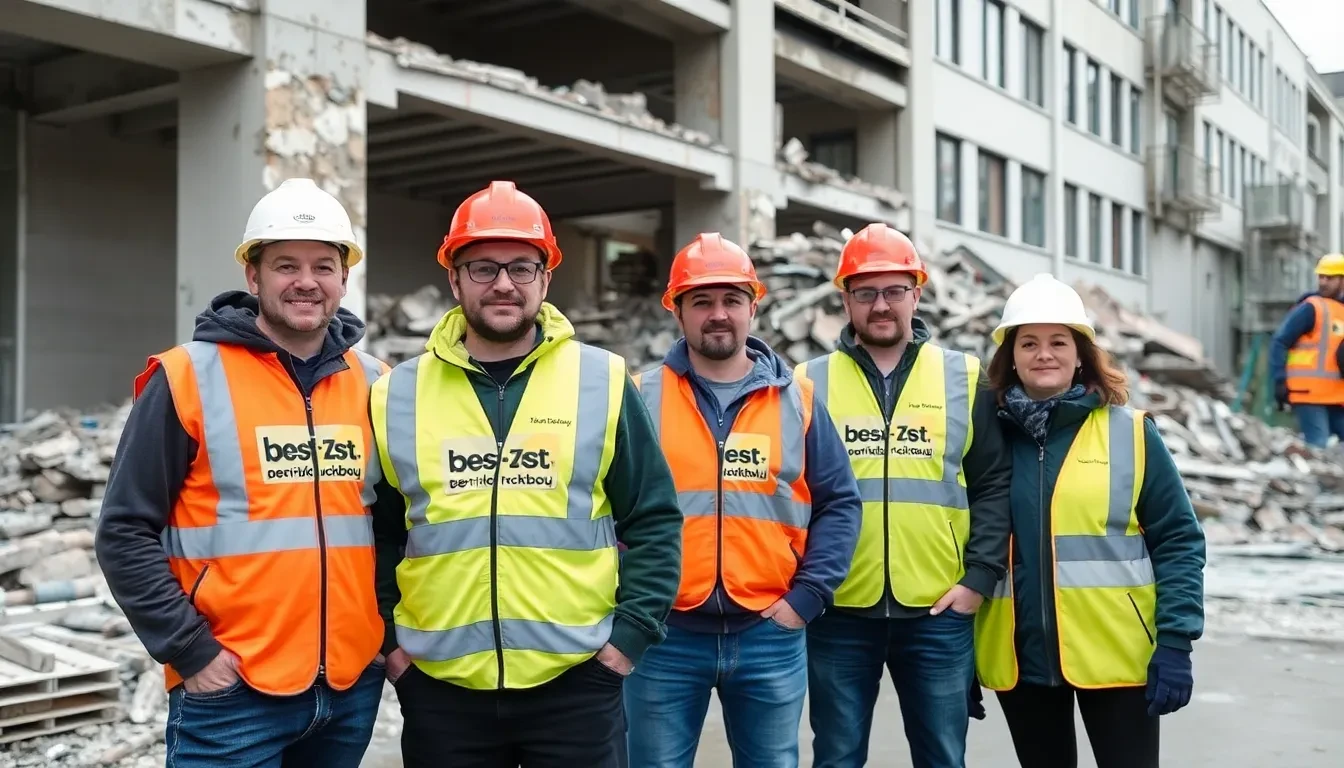 Best-Rückbau Team bei der Arbeit