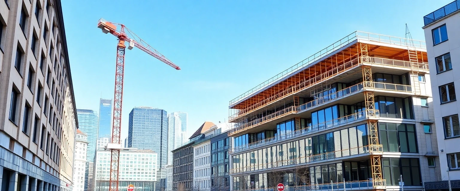 Professionelle Abbrucharbeiten in Zürich mit Blick auf die Stadt