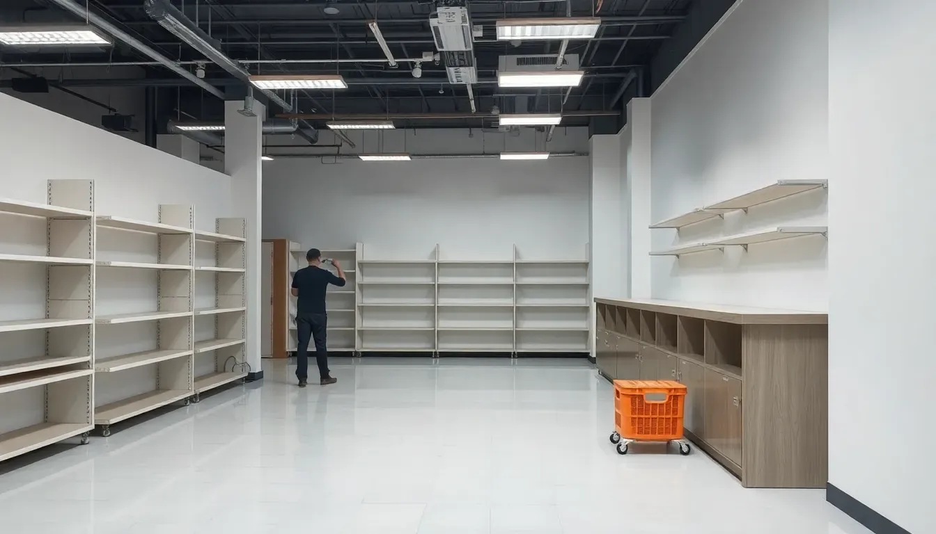 Ladenrückbau und Shop-Demontage