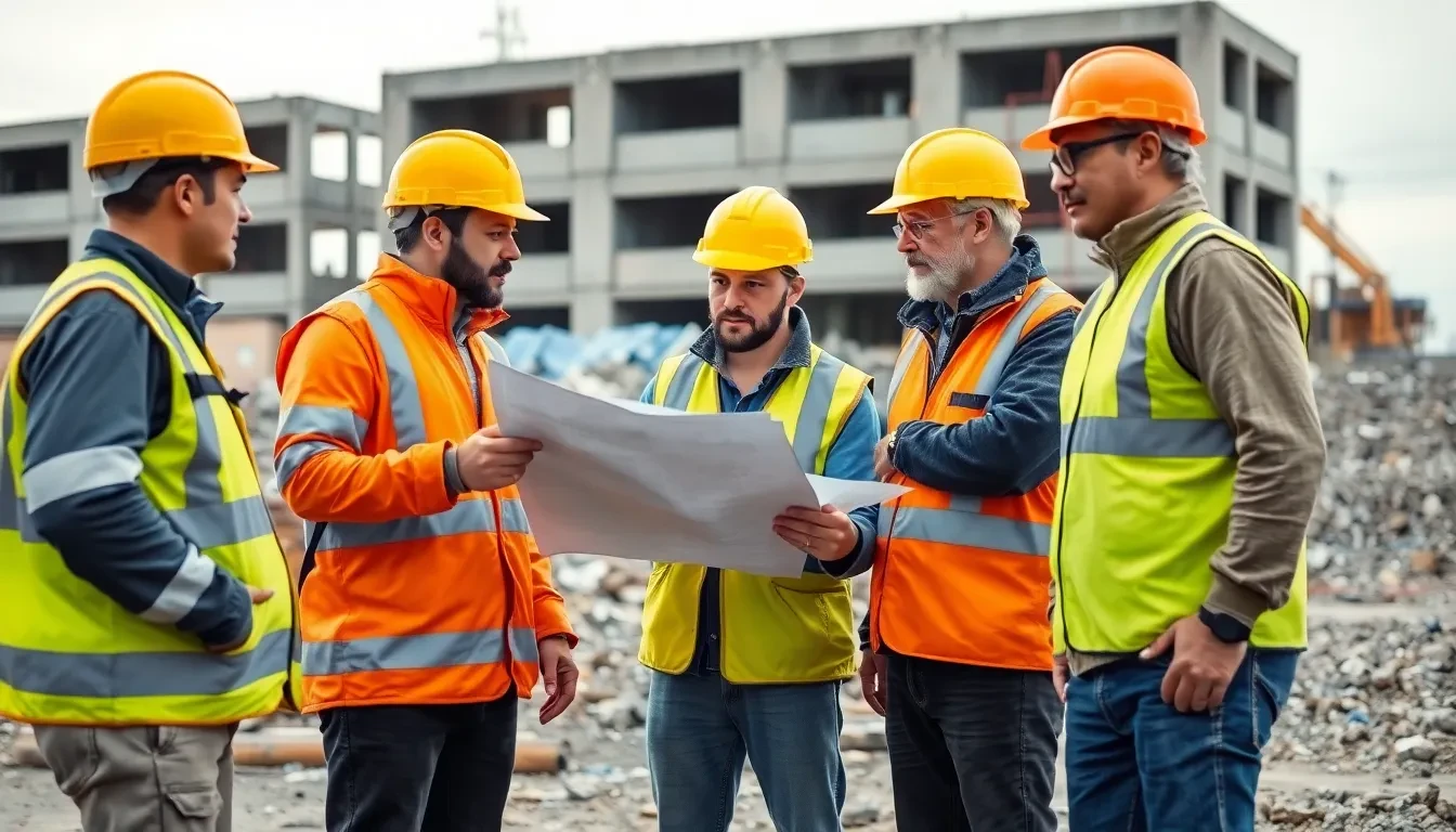 Best-Rückbau Management Team bei der Planung