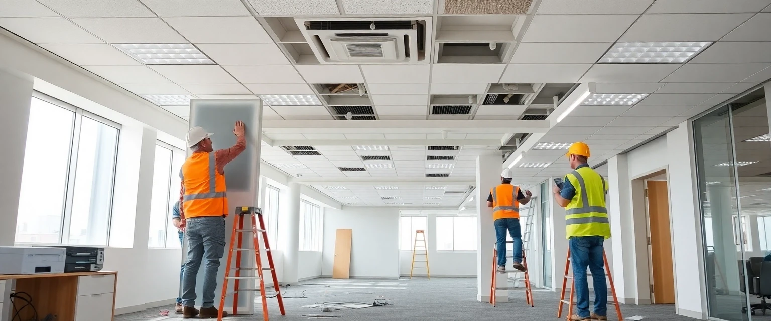 Professionelle Demontage von Büroräumen durch Best-Rückbau