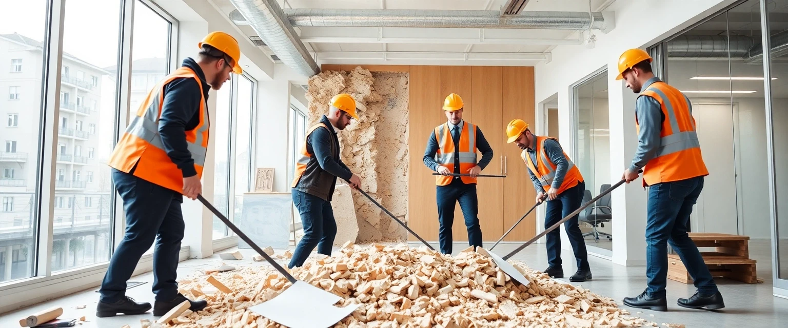 Professionelle Demontage einer Gewerbefläche in der Schweiz