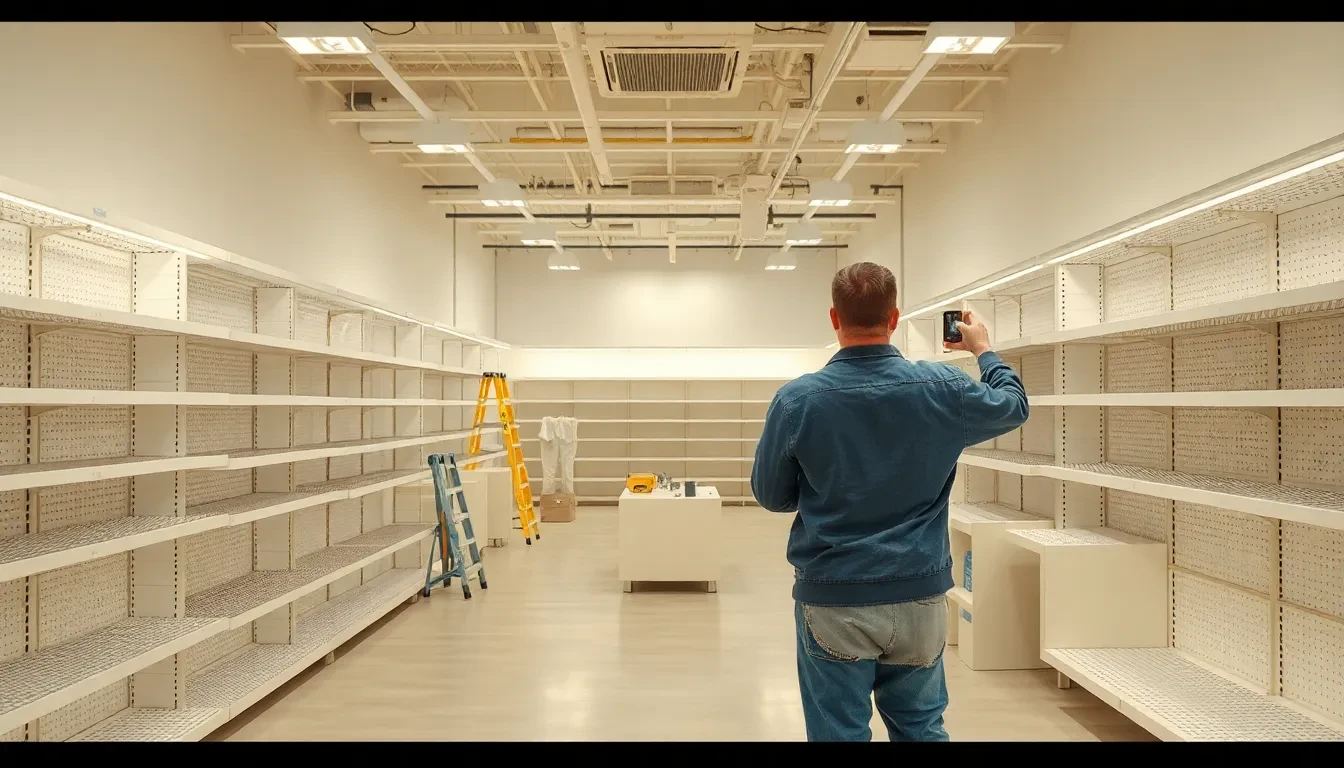 Ladenrückbau und Shop-Demontage