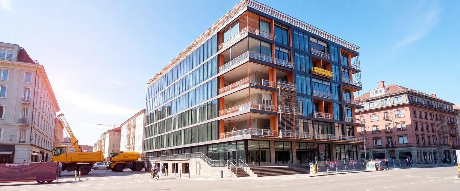 Professionelle Demontage eines Gewerbehauses in der Schweiz