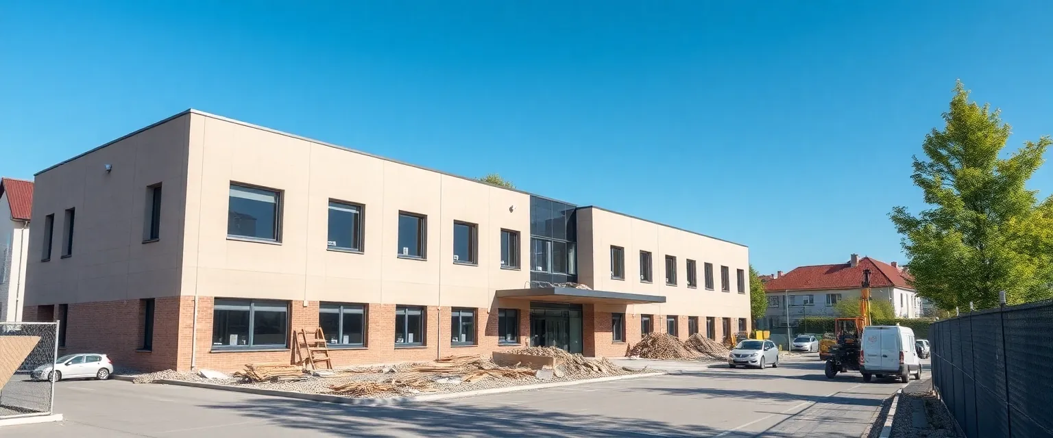 Professioneller Rückbau eines Schulhauses in der Schweiz