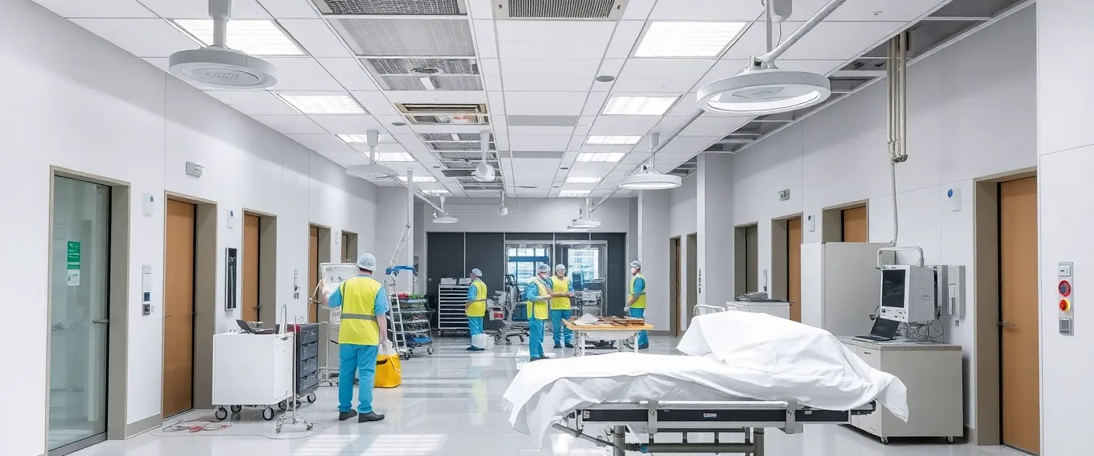 Professionelle Demontage eines Spitals in der Schweiz