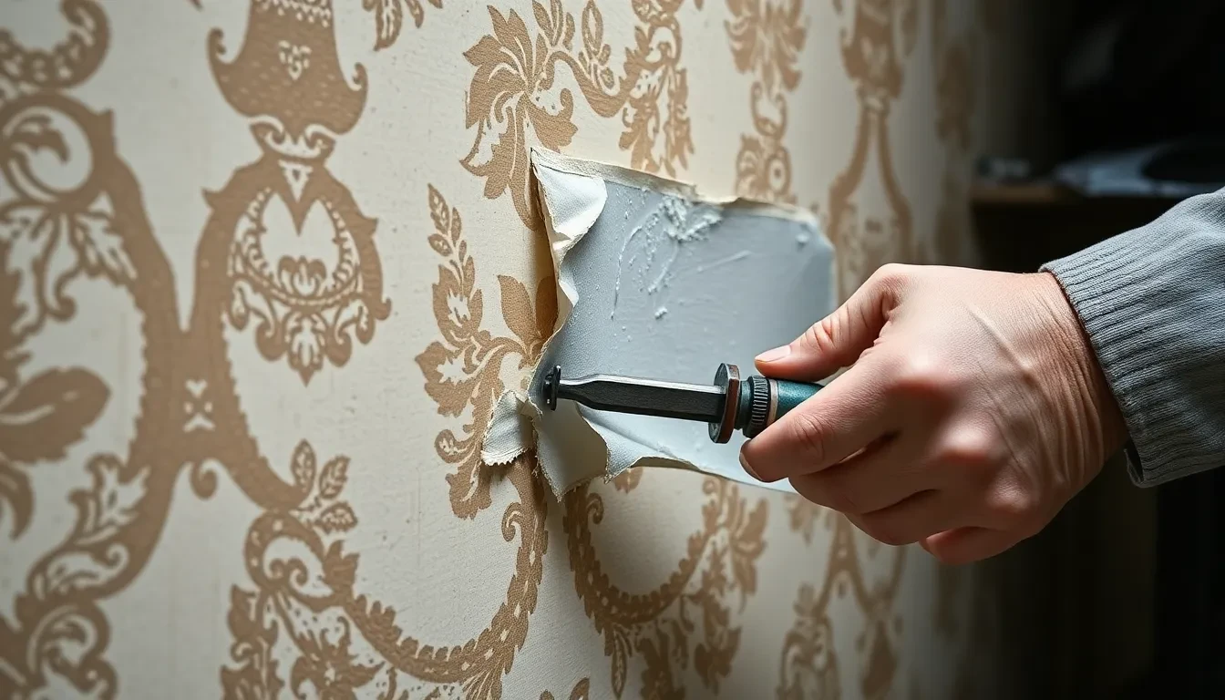 Schritt-für-Schritt Wandbelag Demontage