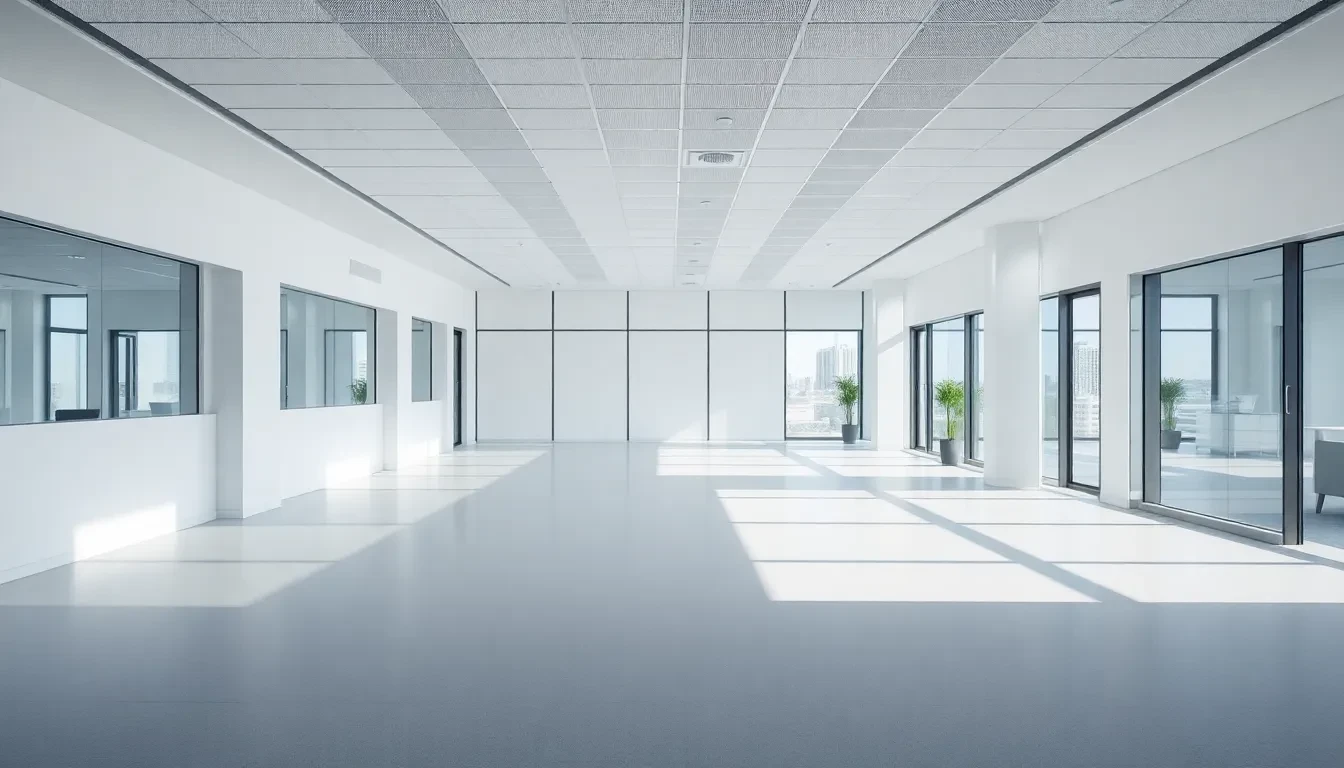 Leeres Büro bereit für den Umbau