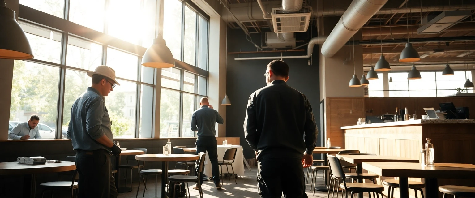 Professionelle Entkernung eines Cafés in der Schweiz