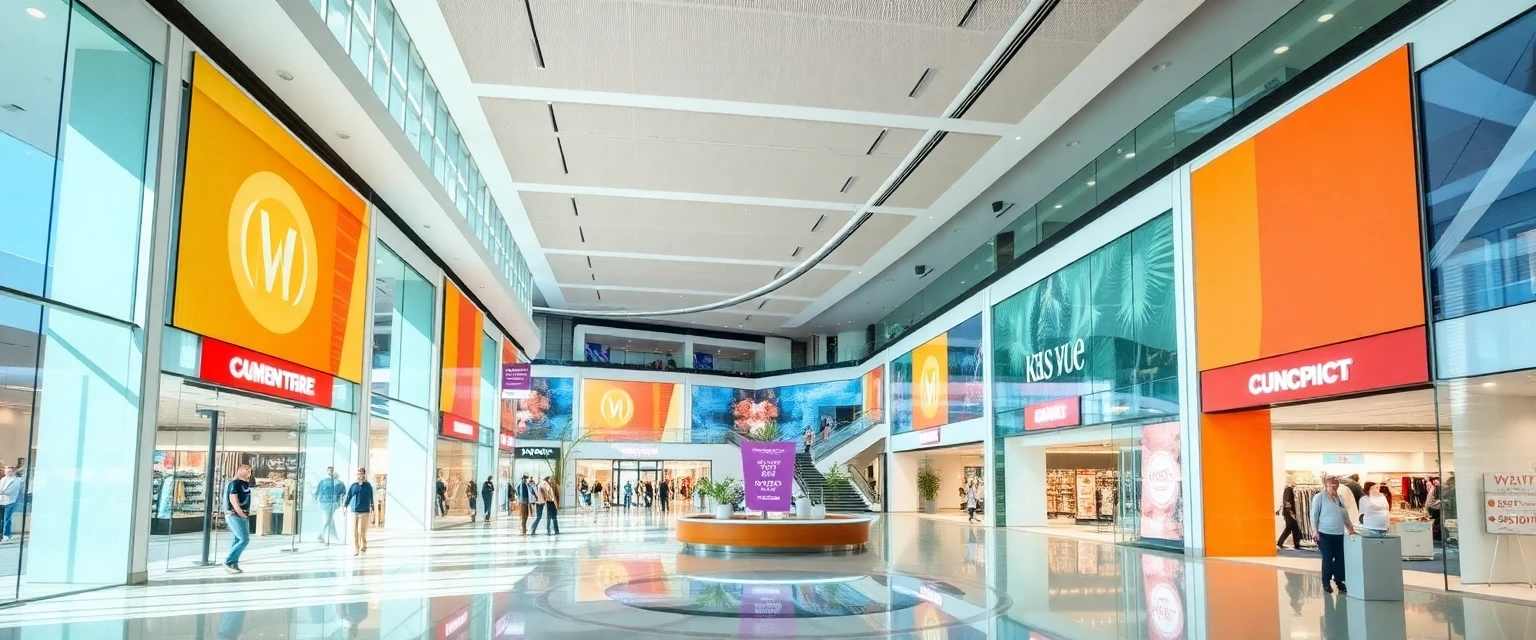 Modernisiertes Einkaufscenter nach erfolgreicher Entkernung und Umbau