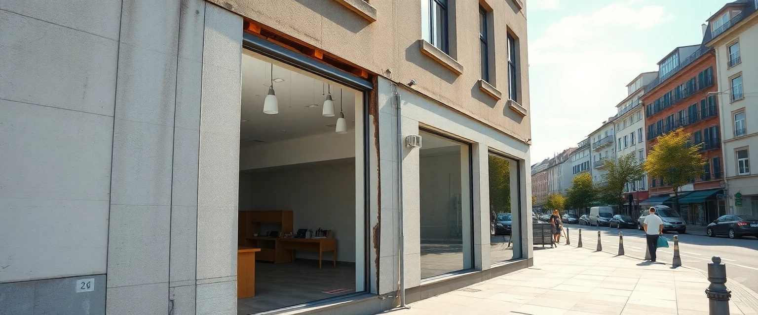 Professionelle Entkernung einer Gebäudefassade in der Schweiz