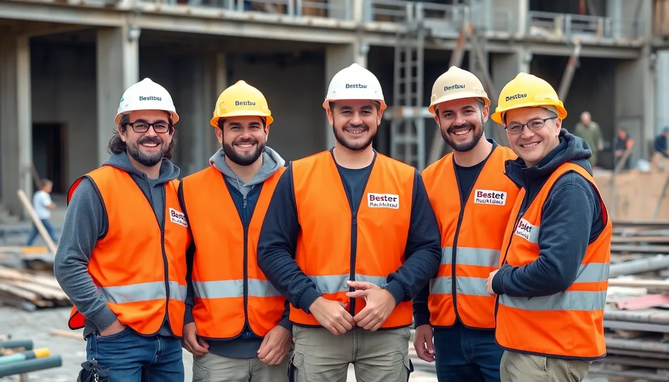 Team von Best-Rückbau bei der Arbeit