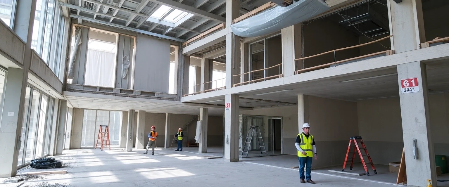 Professionelle Entkernung eines Gebäudes in der Schweiz