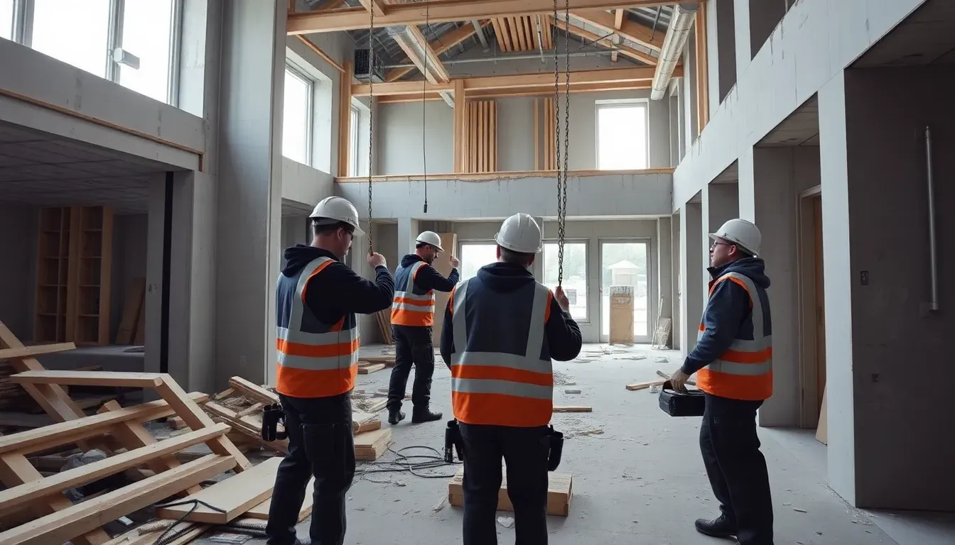 Best-Rückbau Team bei der Arbeit
