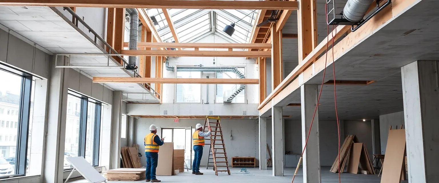 Entkernung eines Gewerbeobjekts vor der Genehmigung