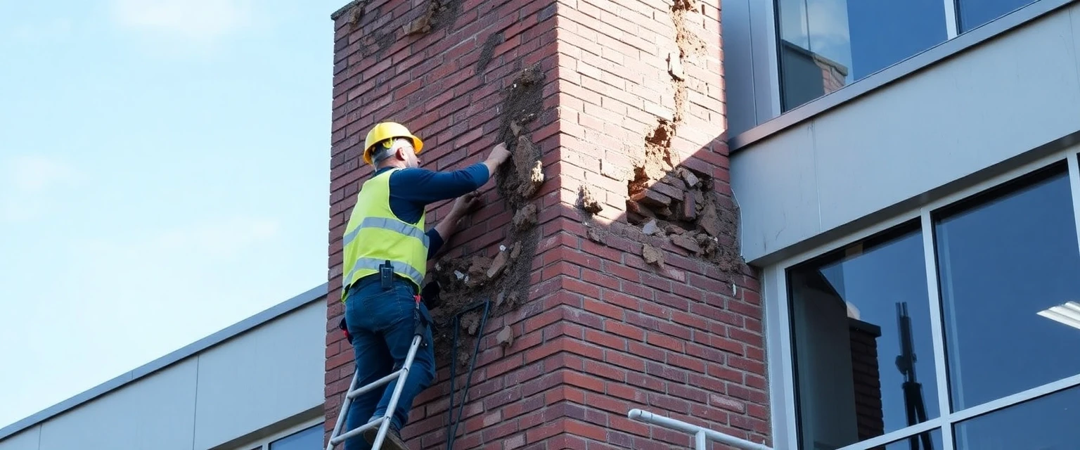 Professioneller Kaminrückbau in einem Schweizer Gewerbegebäude