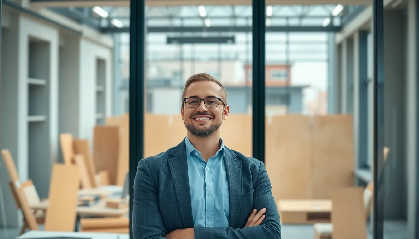 Geschäftsführer mit Blick auf reibungslosen Rückbau
