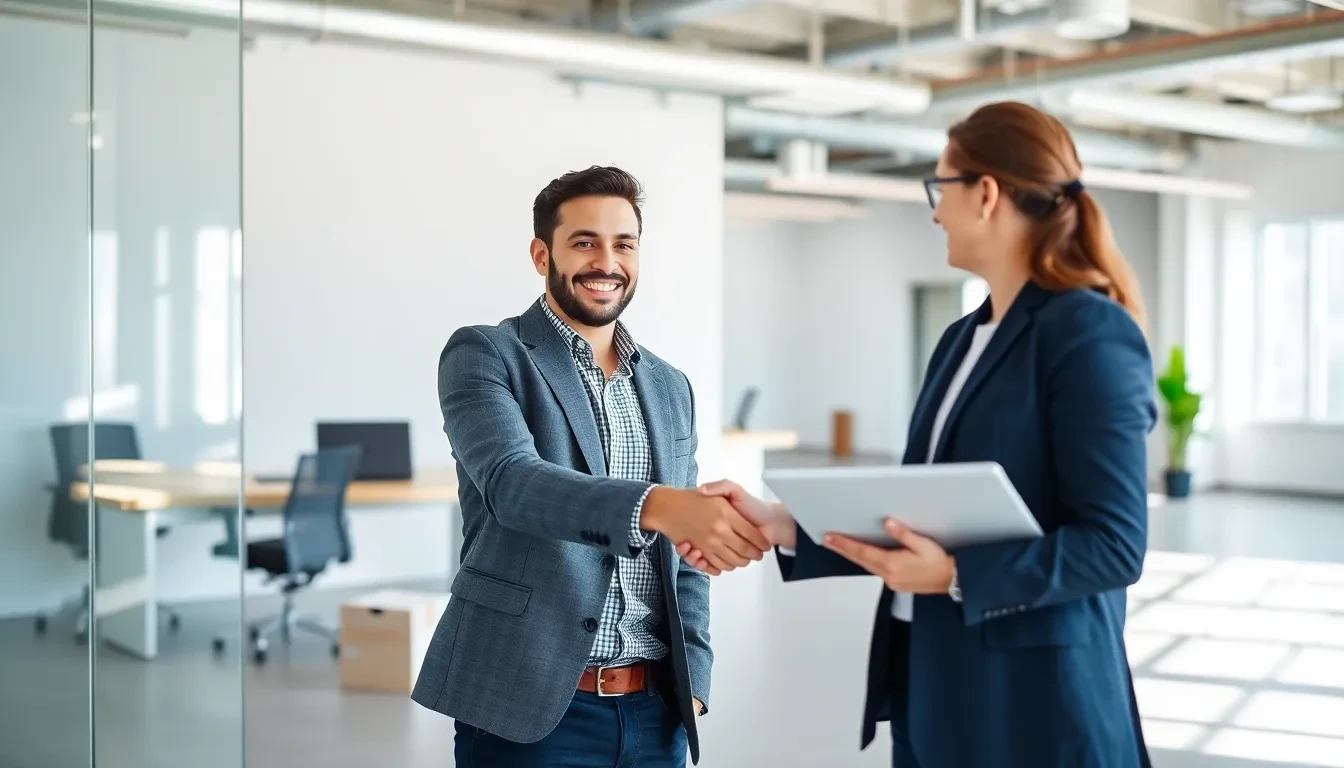 Zufriedener Kunde nach erfolgreichem Rückbau