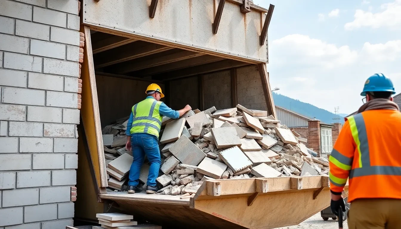 Umweltgerechte Entsorgung von Bauschutt
