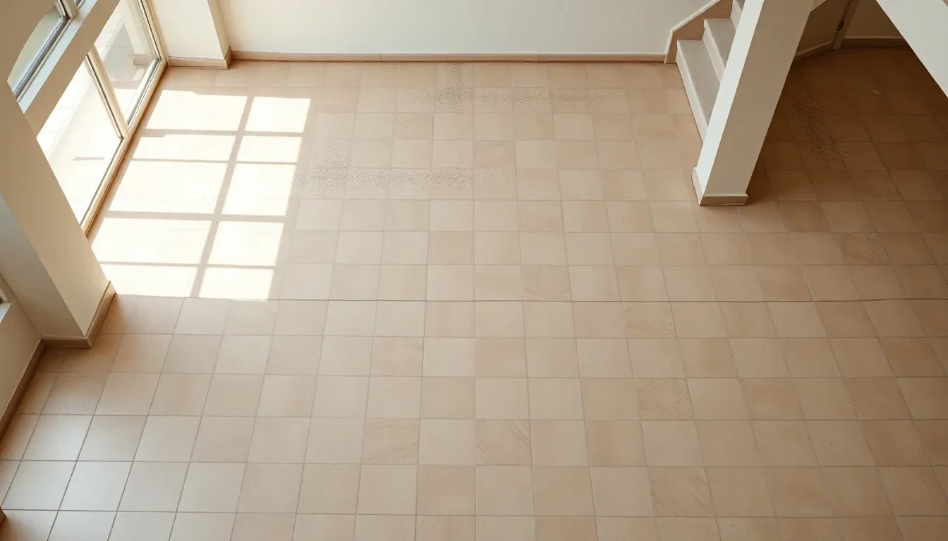 Perfekt vorbereiteter Untergrund nach Plattenbodenentfernung