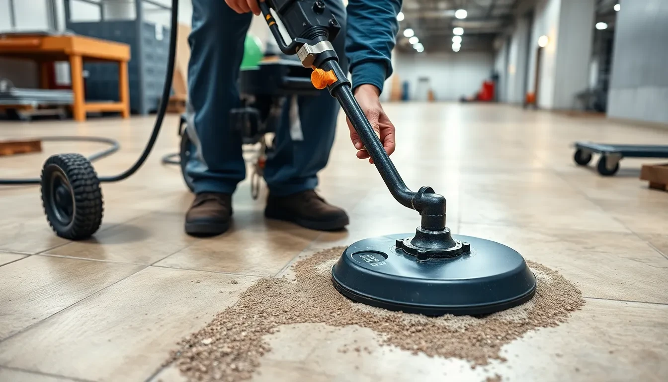 Fachgerechte Demontage von Plattenböden