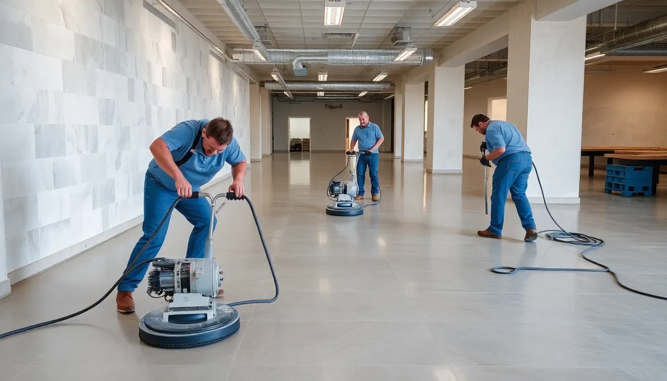 Untergrundvorbereitung nach Plattenbodenentfernung