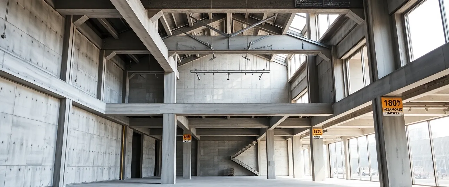 Professioneller Rückbau einer Gewerbefläche bis zum Rohbauzustand in der Schweiz